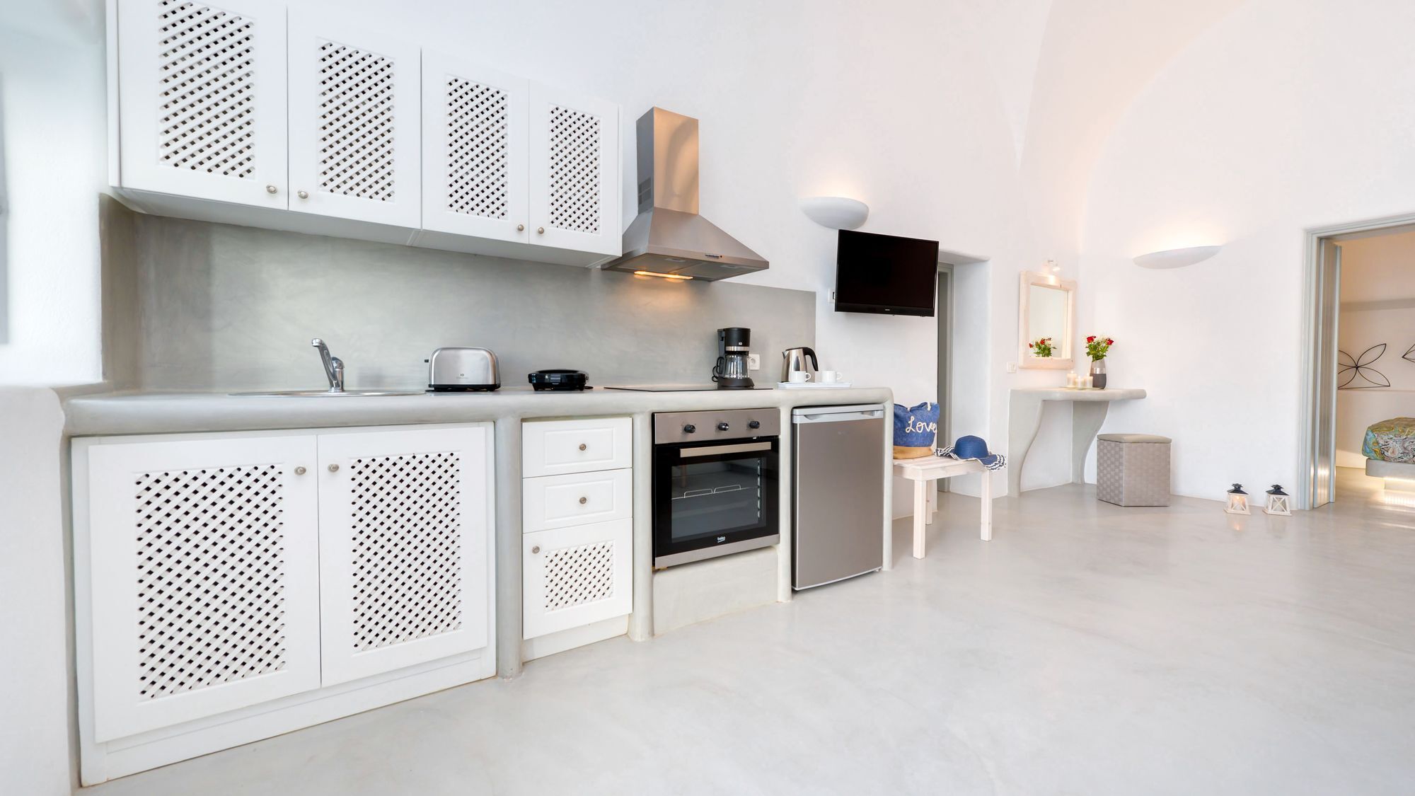 Nereids Villa Santorini Megalochori  Exteriör bild