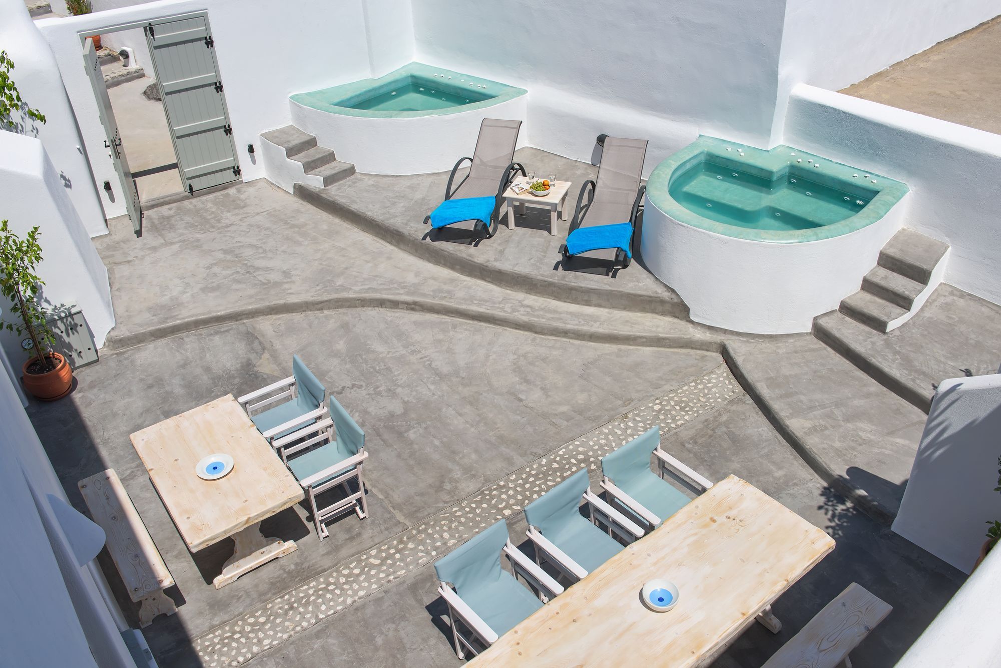 Nereids Villa Santorini Megalochori  Exteriör bild