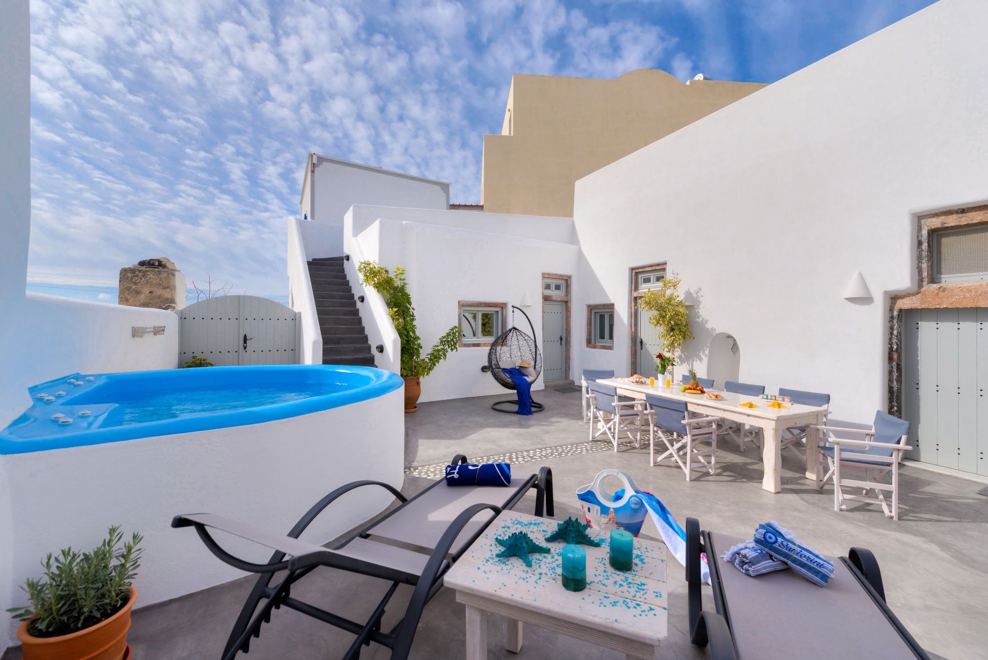 Nereids Villa Santorini Megalochori  Exteriör bild