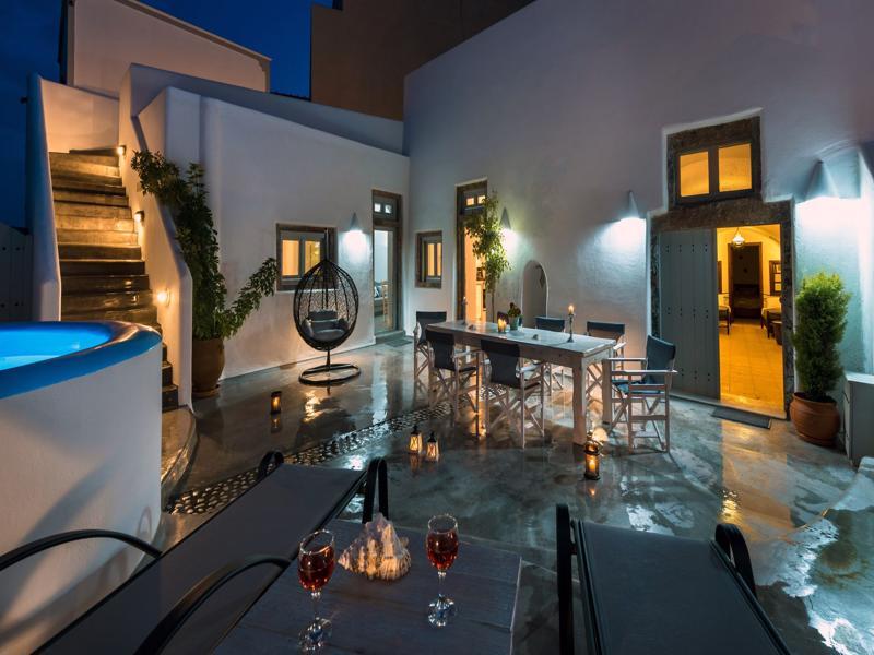 Nereids Villa Santorini Megalochori  Exteriör bild