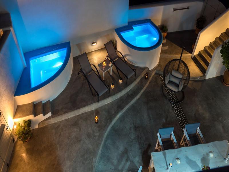 Nereids Villa Santorini Megalochori  Exteriör bild