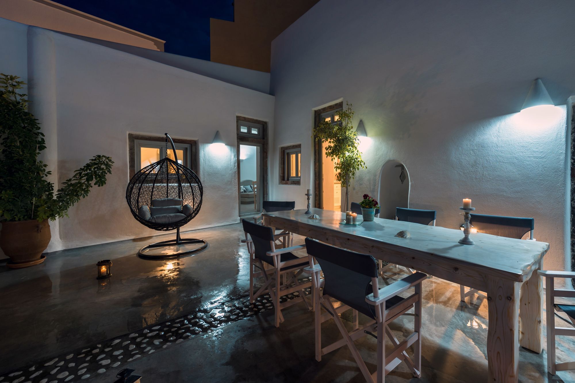 Nereids Villa Santorini Megalochori  Exteriör bild