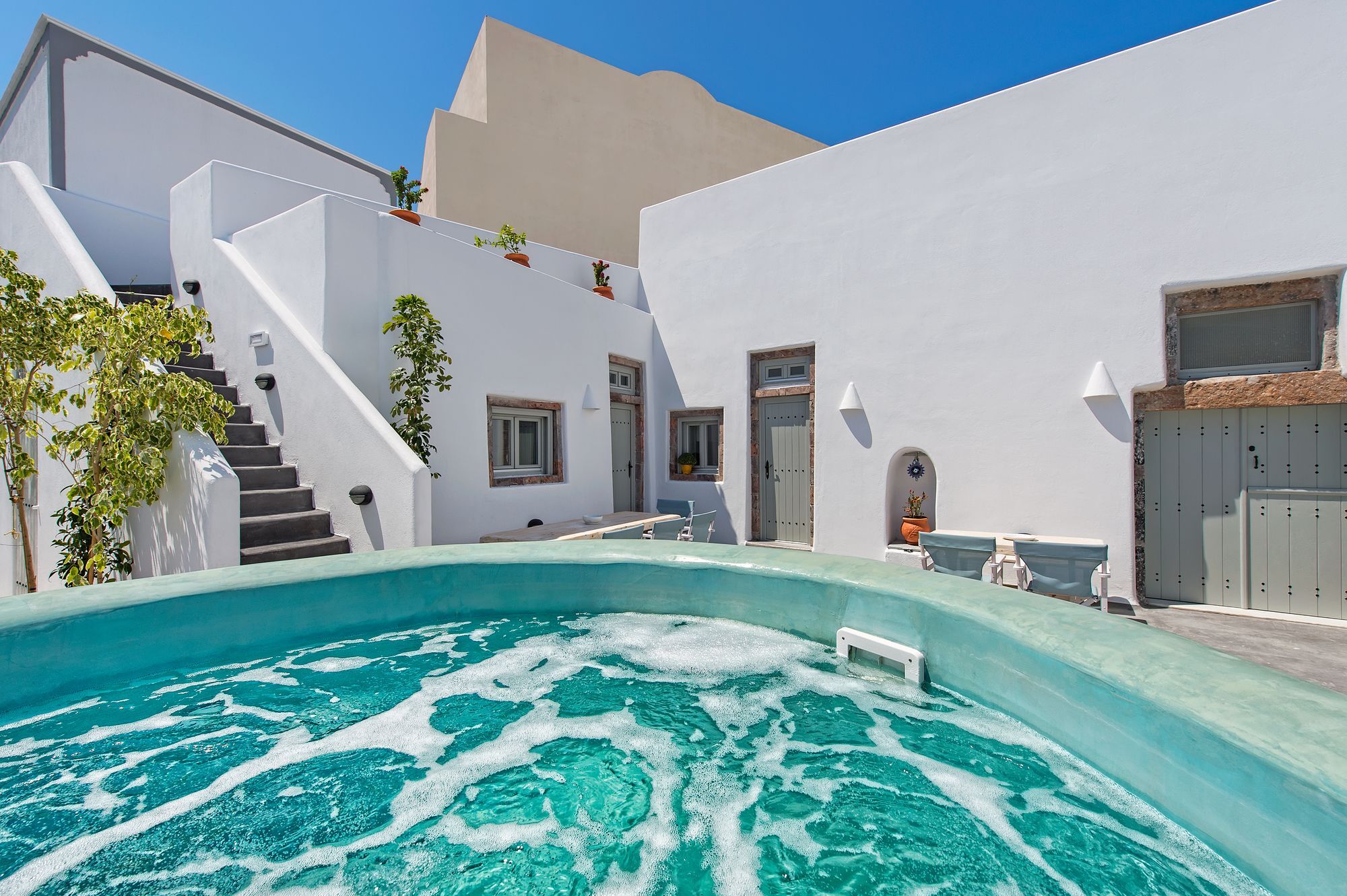 Nereids Villa Santorini Megalochori  Exteriör bild