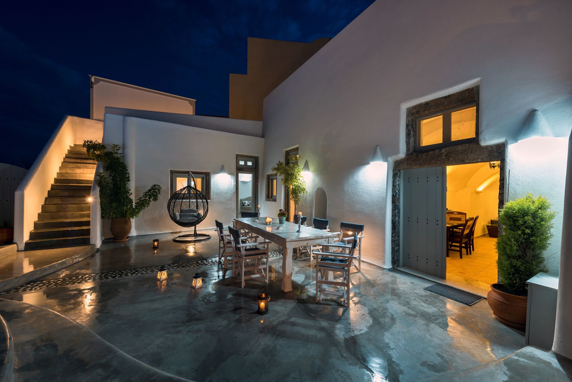 Nereids Villa Santorini Megalochori  Exteriör bild