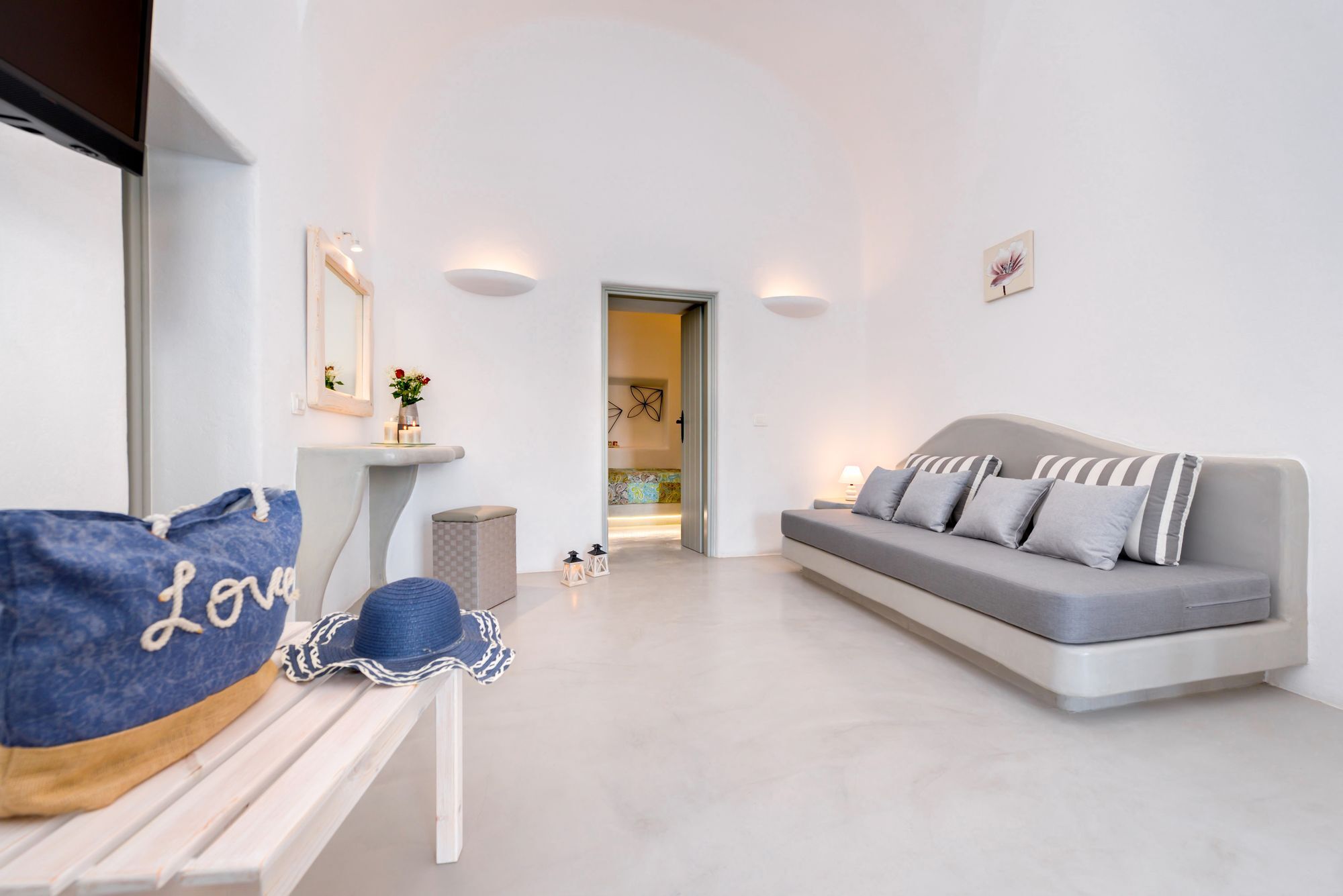 Nereids Villa Santorini Megalochori  Exteriör bild