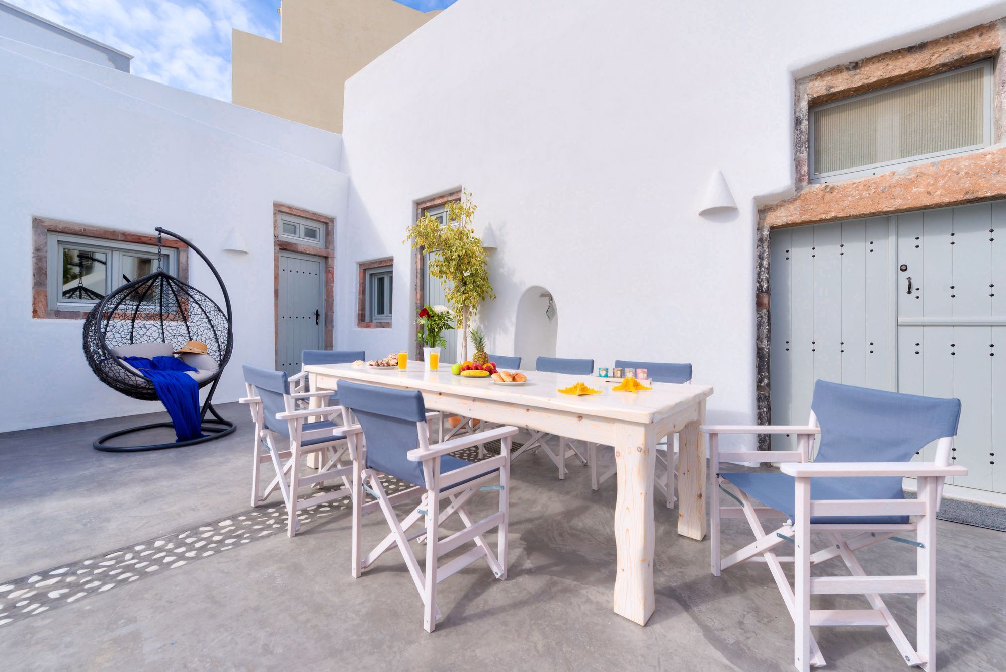 Nereids Villa Santorini Megalochori  Exteriör bild