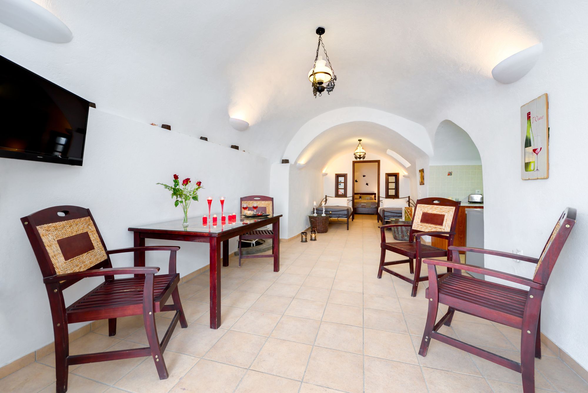 Nereids Villa Santorini Megalochori  Exteriör bild