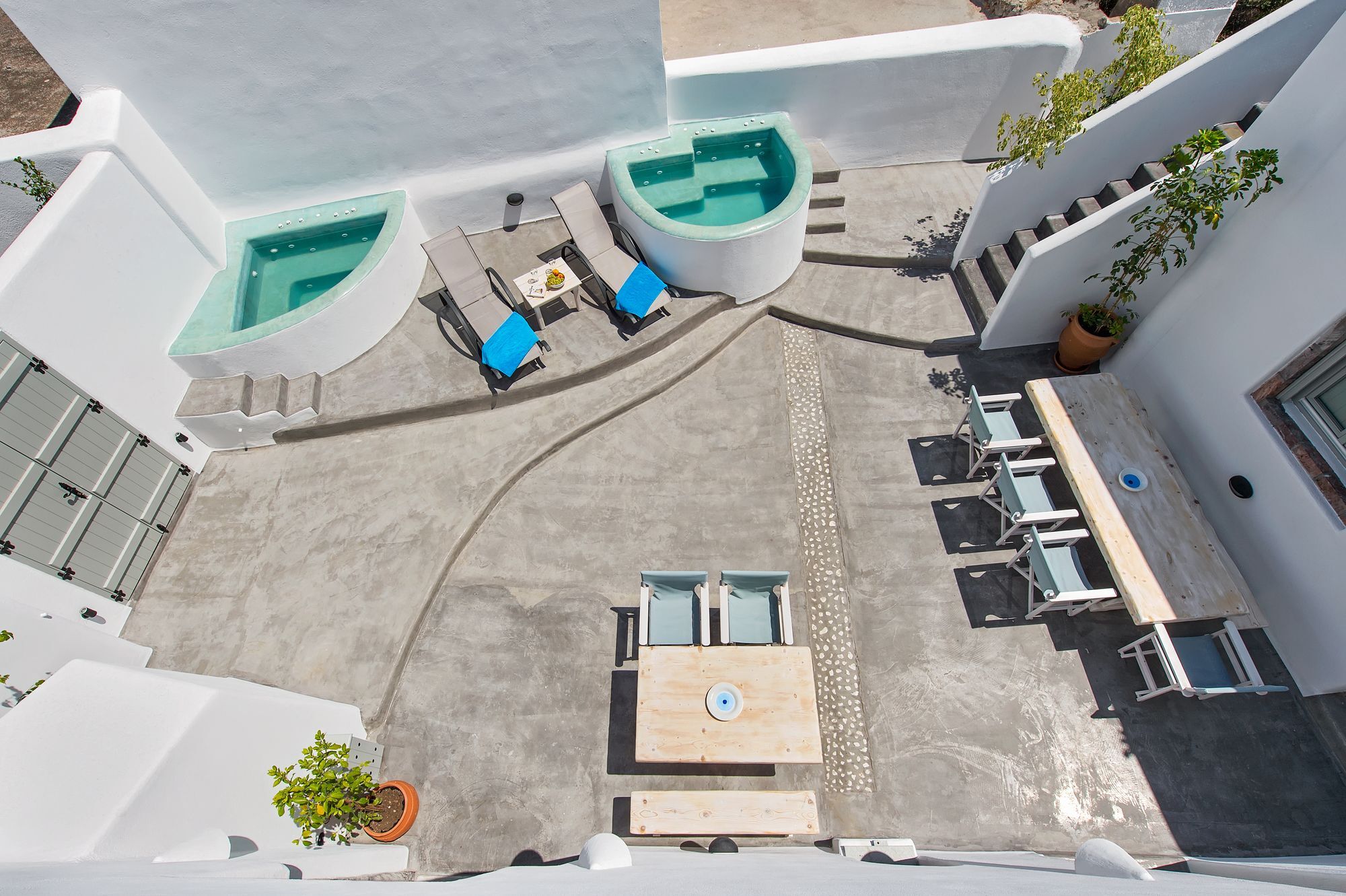 Nereids Villa Santorini Megalochori  Exteriör bild