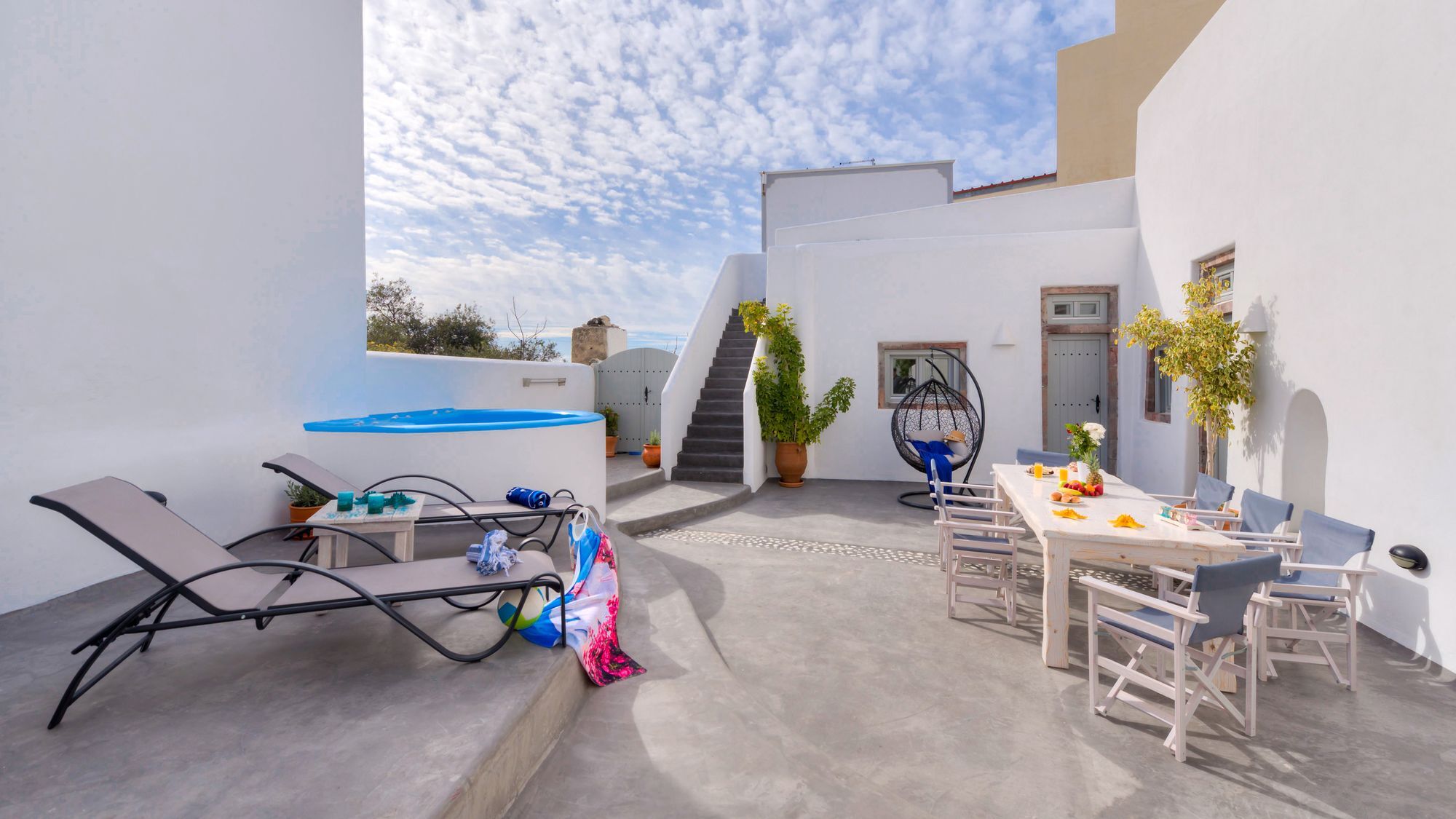 Nereids Villa Santorini Megalochori  Exteriör bild