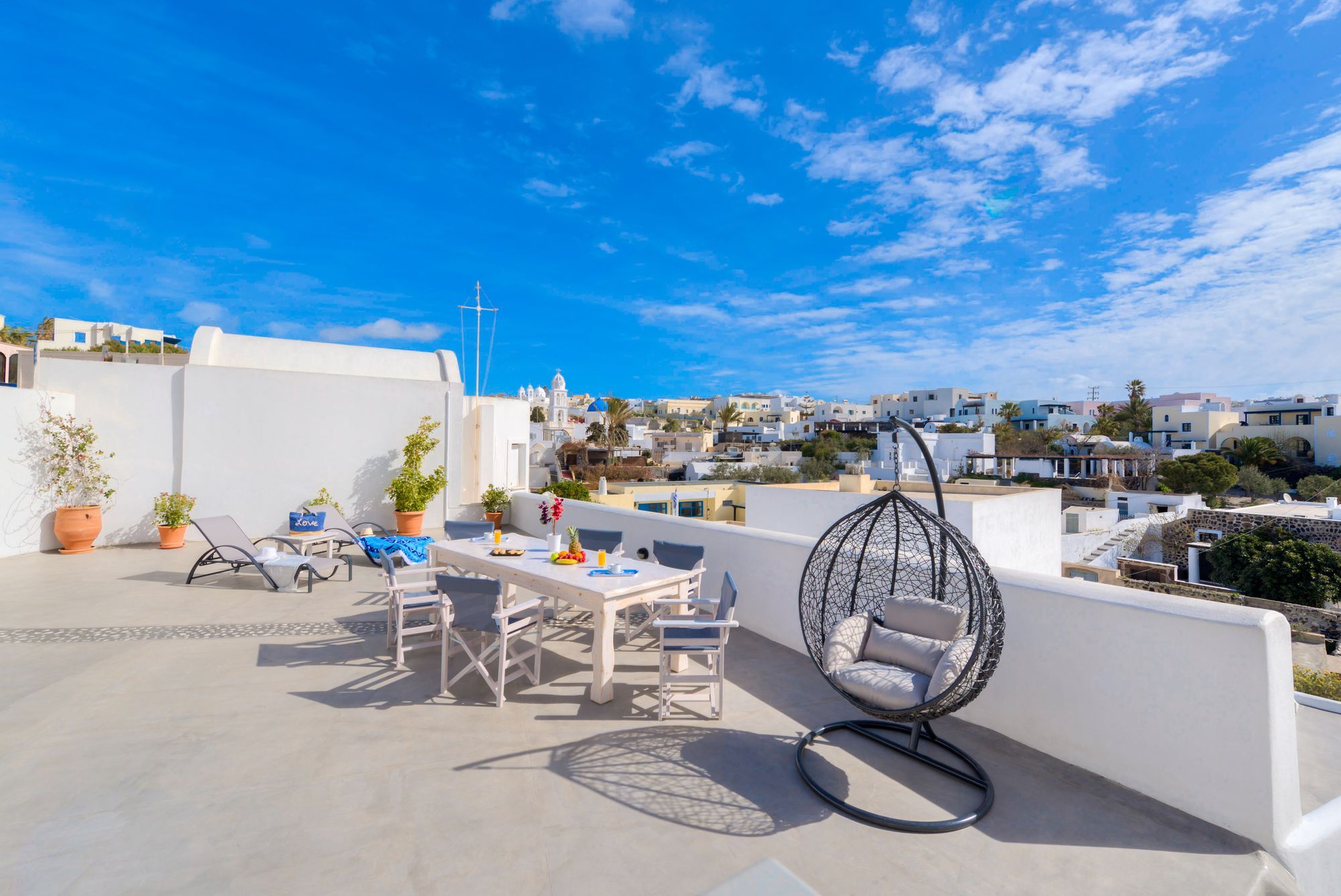 Nereids Villa Santorini Megalochori  Exteriör bild