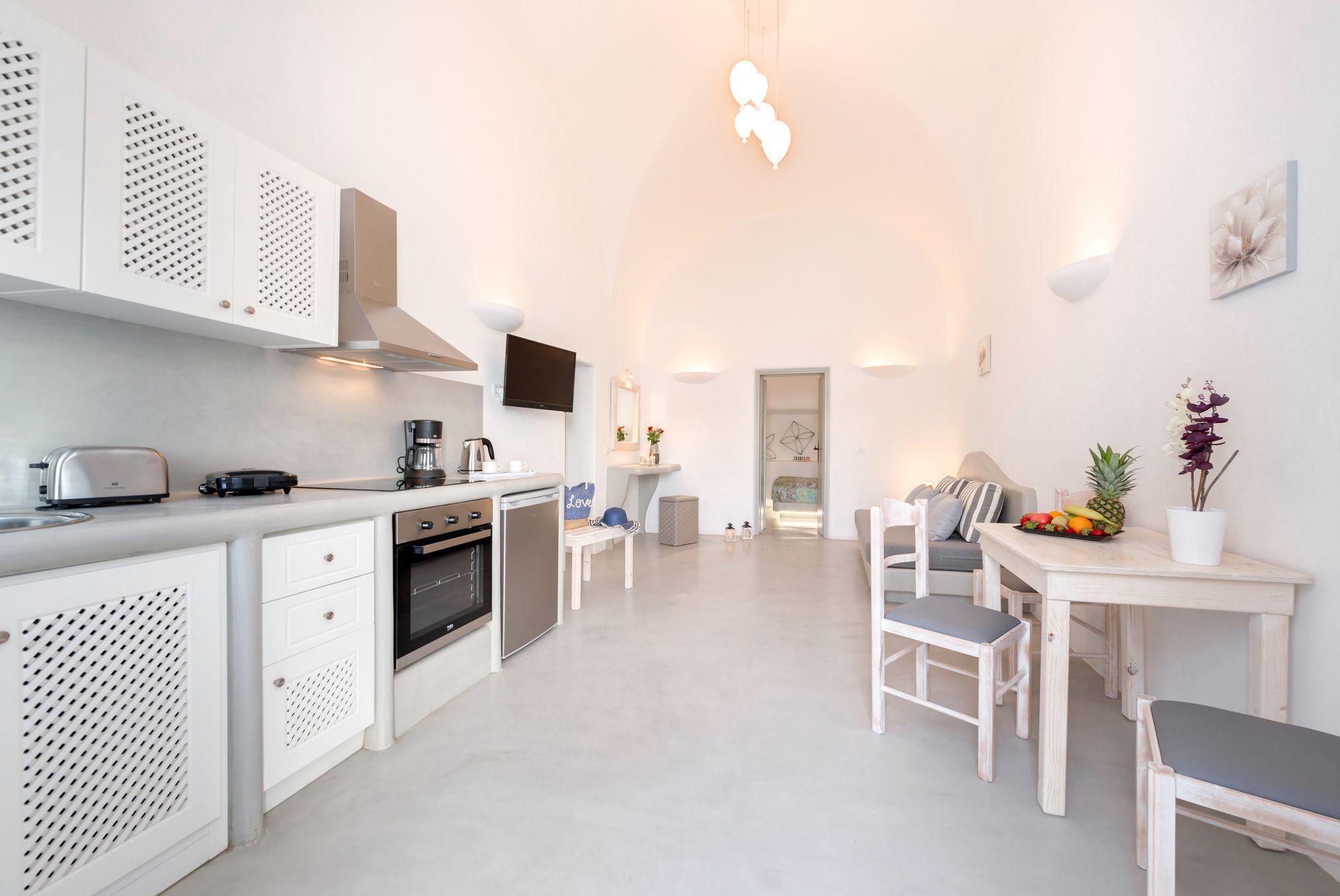 Nereids Villa Santorini Megalochori  Exteriör bild